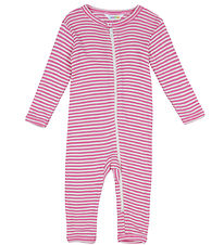 Joha Jumpsuit - Rib - Wool/Silk - Off White/Pink