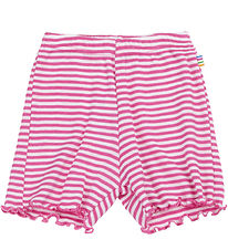 Joha Shorts - Rib - Wool/Silk - Off White/Pink