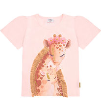 Hust and Claire T-shirt - Alma - Rose Beach w. Glitter