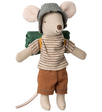 Maileg Wandering Mouse - Big Brother - Thin Stripes