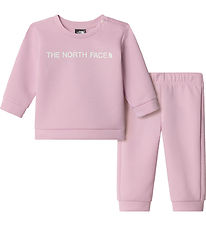 The North Face Sweat Set - Blouse/Trousers - Pink Clover w. Logo