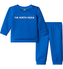 The North Face Sweat Set - Blouse/Trousers - Hero Blue w. Logo