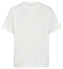 Grunt T-shirt - GrLyish - White/Brown w. Print