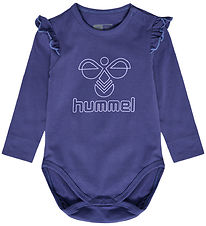 Hummel Bodysuit l/s - HmlEline - Skipper Blue