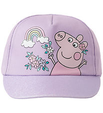 Name It Kappe - NmfMis - Peppa Pig - Orchid Bloom