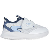 Calvin Klein Skor - Low Cut Velcro - Vit/Ljusblå
