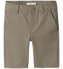 Name It Shorts - NkmSilas - Weathered Teak/Pattern