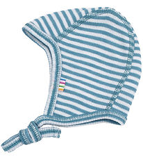 Joha Baby Hat - Rib - Wool/Silk - Blue