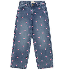 Creamie Jeans - Breit - Blue Denim