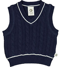 Müsli Waistcoat - Knitted - Night Blue