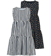Name It Dress - NkfVigga - 2-Pack - Dark Sapphire/Bright White S