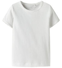 Name It Stuttermabolur - Rib - NmfFikatie - Lucent White