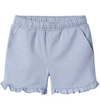 Name It Shorts - NmfFriana - Xenon Blue w. Glitter