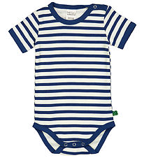Freds World Bodysuit s/s - Almond/Navy