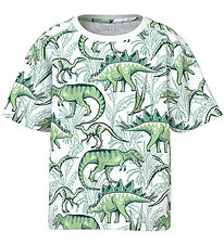 Name It Stuttermabolur - NmmValther - Bright White/Palm Dino