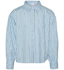 Vero Moda Girl Skyrta - VmPinnys - Airy Blue/New Pinny