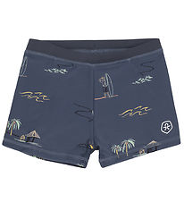 Color Kids Badehose - AOP - Vintage Indigo
