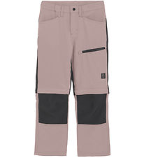 Color Kids Byxor - m. Zip Off - Woodrose