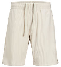 Jack & Jones Sweat Shorts - JpstBill - Pleated - Moonbeam