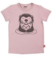 ANIMALS T-shirt - AnimalsHide - Rose Beige Otter Mother