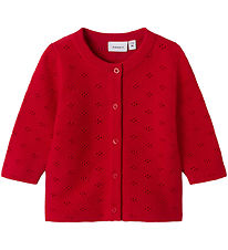 Name It Cardigan - Knitted - NbfFie - Lipstick Ed