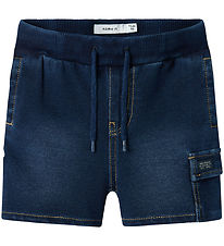 Name It Sweat Shorts - NmmRyan - Dark Blue Denim