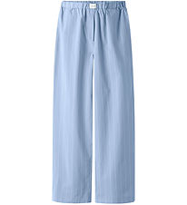 LMTD Trousers - NlfHelles - Poplin - Heather/White Alyssum