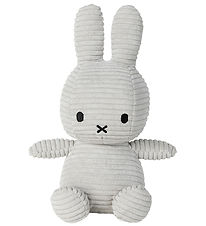Bon Ton Toys Soft Toy - 23 cm - Miffy Corduroy - Soft Grey