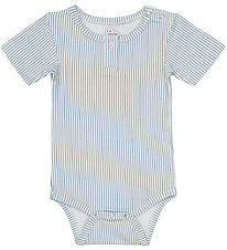 Cam Cam Bodysuit s/s - Elliot - Classic+ Stripes Blue