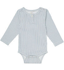Cam Cam Bodysuit l/s - William - Classic+ Stripes Blue
