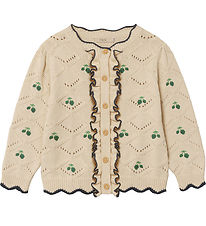 Fliink Cardigan - Knitted - Mela Ruffle - Sandshell
