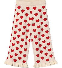 Fliink Trousers - Knitted - Alon - Pompeian Red/Sandshell