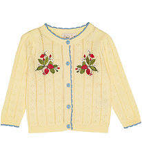 Flöss Cardigan - Knitted - Dream - Soft Yellow