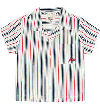 Flöss Shirt - Miles - Red/Blue Stripes
