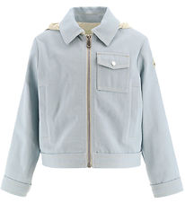 Moncler Denim Jacket with Hood - Esme - Royal