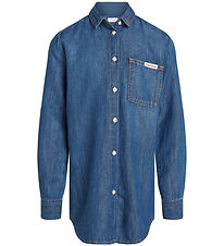 Calvin Klein Skjorta - Denim - Mid Serenity Blue