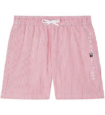 Tommy Hilfiger Swim Shorts - Ithaca White/Medium+ Red