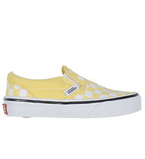 Vans Schoenen - Classic Slip-On - Geel/Wit Geruit
