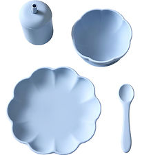 Jack o Juno Matarsett - Sílikon - 4 Partar - Poppy - Pale Blue