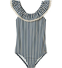 Wheat Swimsuit - UV40+ - Doris - Blue Stripe