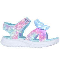 Skechers Sandaalit Valolla - S-Lights Rusetti Kirkkaat - Aqua Mu