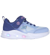 Skechers Shoes w. Light - Ombre Deluxe - Navy/Light Blue