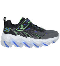 Skechers Shoes w. Light - Mega-Surge 2.0 - Charcoal/Black