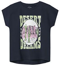 Name It Stuttermabolur - NkfViolet - Dökkblátt Blazer/Desert