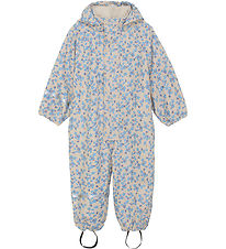 CeLaVi Rainsuit - PU - Blue Bell w. Print