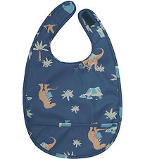 CeLaVi Bib w. Food Catcher - PU - Oceania