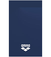 Arena Handduk - Microfiber - 175x90 cm - Marinblå/Vit