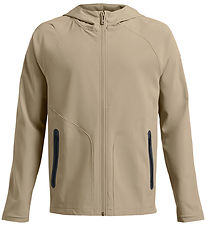 Under Armour Cardigan - Óstöðvandi fullur zip - City Khaki