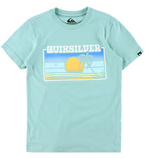 Quiksilver T-shirt - EV Sun Faded - Aquifer w. Print