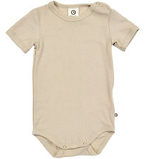 Müsli Bodysuit s/s - Rib - Mellow - Cashmere